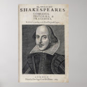 William Shakespeare Portrait Poster (Vorne)