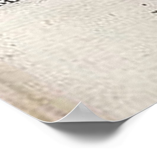 William Shakespeare Portrait Poster (Ecke)