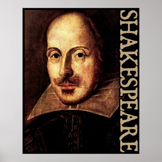 William Shakespeare Portrait Poster (Vorne)