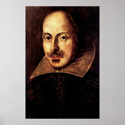 William Shakespeare Portrait Poster (Vorne)