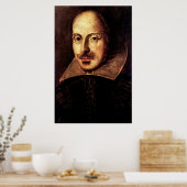 William Shakespeare Portrait Poster (Küche)