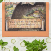 William Shakespeare-Porträt-Geschirrtuch Geschirrtuch (Gefaltet)