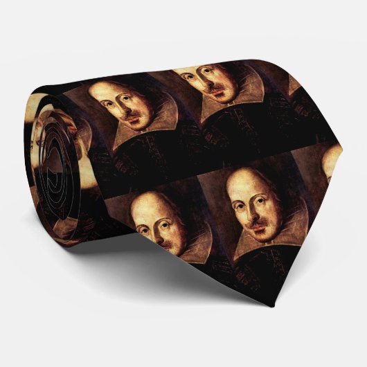 William Shakespeare-Porträt Krawatte (Gerollt)
