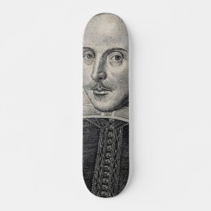 William Shakespeare-Porträt Skateboard