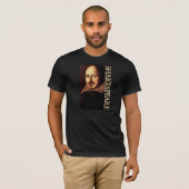 William Shakespeare-Porträt T-Shirt (Vorne ganz)