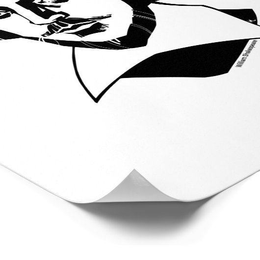 William Shakespeare Poster (Ecke)