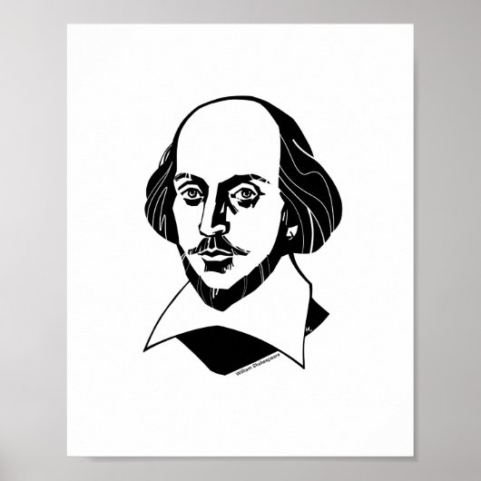 William Shakespeare Poster (Vorne)