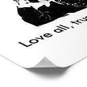 William Shakespeare Poster (Ecke)