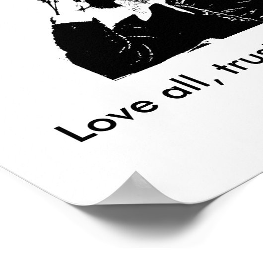 William Shakespeare Poster (Ecke)