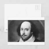 William Shakespeare Postkarte (Vorne/Hinten)