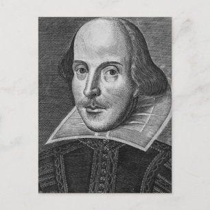 William Shakespeare Postkarte