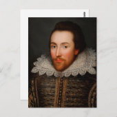 William Shakespeare Postkarte (Vorne/Hinten)