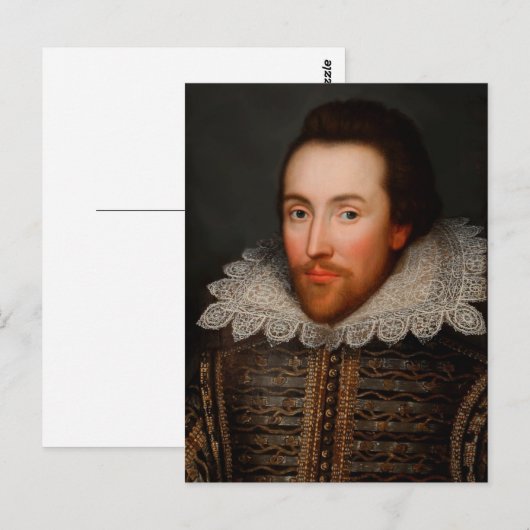 William Shakespeare Postkarte (Vorne/Hinten)
