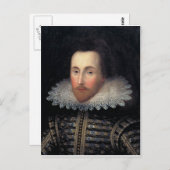 william shakespeare postkarte (Vorne/Hinten)