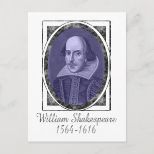 William Shakespeare Postkarte