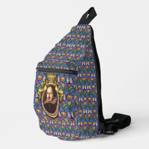 William Shakespeare Print Cut Sew Bag Crossbody Bag