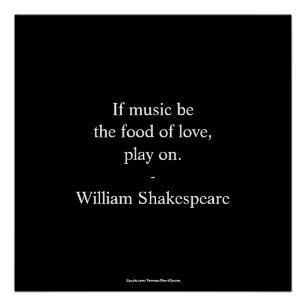 William Shakespeare Quote - Liebe Poster