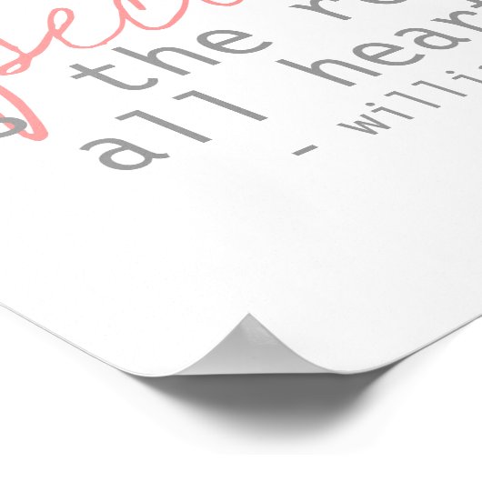 william shakespeare quote poster (Ecke)