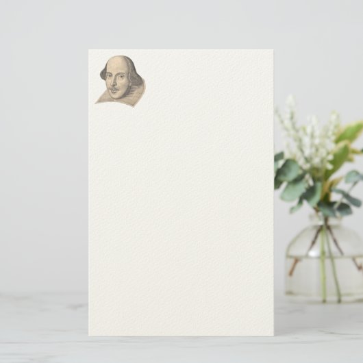 William Shakespeare Stationery Briefpapier (Stehend Vorderseite)