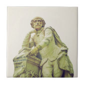 William Shakespeare-Statuemonument Fliese (Vorderseite)