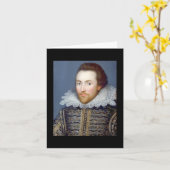 William Shakespeare Theme Note Card Karte (Gelbe Blume)
