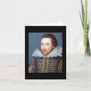 William Shakespeare Theme Note Card Karte
