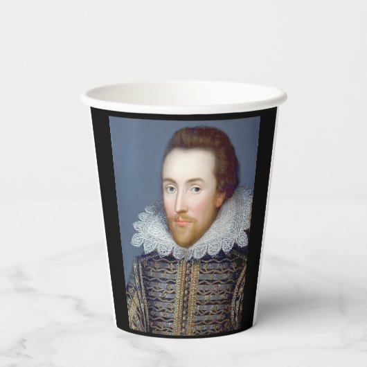 William Shakespeare Theme Pappbecher (Rückseite)