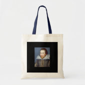 William Shakespeare Theme Tote Bag Tragetasche (Vorne)