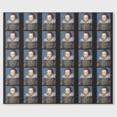 William-Shakespeare-Themen-Wrap-Papier Geschenkpapier (Flach)