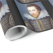 William-Shakespeare-Themen-Wrap-Papier Geschenkpapier (Rolleneckpunkt)