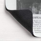 William Shakespeare und Ben Jonson Mousepad (Ecke)