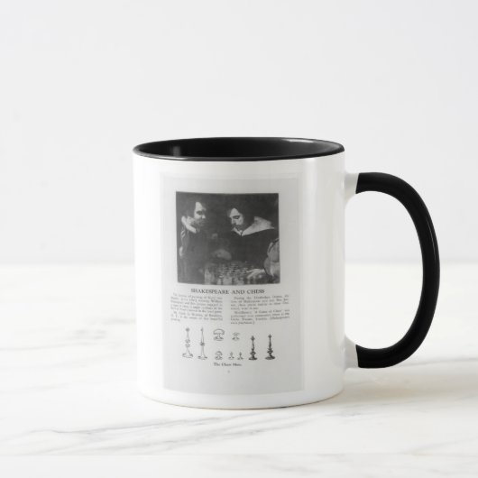 William Shakespeare und Ben Jonson Tasse (Rechts)