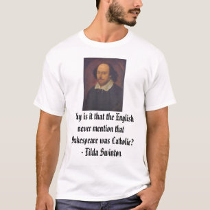William Shakespeare, warum es dass das englische T-Shirt