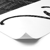 William Shakespeare Will Power Poster (Ecke)