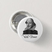 William Shakespeare wird Power Button (Vorne & Hinten)
