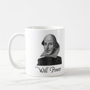 William Shakespeare wird Power Kaffeetasse