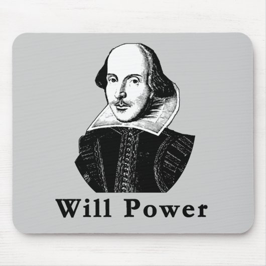 William Shakespeare WIRD POWER T-Shirts Mousepad (Vorne)