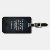 William Shakespeare Zitat - Groß Gepäckanhänger (Vorderseite horizontal)