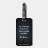 William Shakespeare Zitat - Groß Gepäckanhänger (Rückseite vertikal)