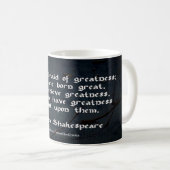 William Shakespeare Zitat Kaffeetasse (VorderseiteRechts)