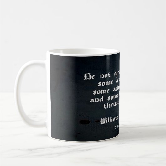 William Shakespeare Zitat Kaffeetasse (Links)