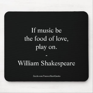 William Shakespeare Zitat Liebe Mousepad