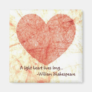 William Shakespeare-Zitat-Magnet Magnet
