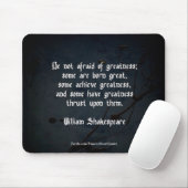 William Shakespeare Zitat Mousepad (Mit Mouse)