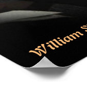 William Shakespeare Zitat über Hell und Teufel Poster (Ecke)