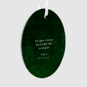 William Shakespeare Zitat über Möglichkeiten Ornament (Vorderseite)