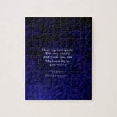 William Shakespeare Zitat zur romantischen Liebe Puzzle (Vertikal)