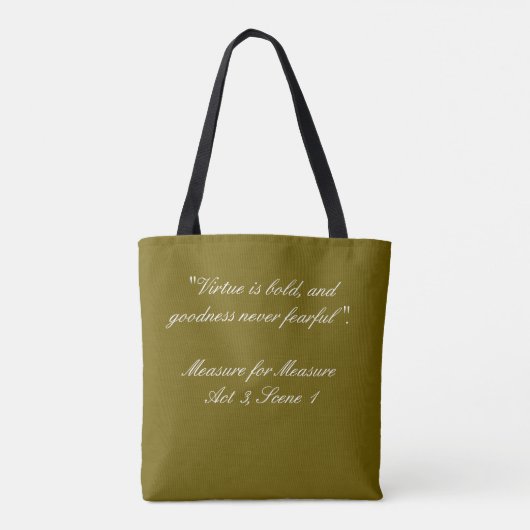 William- Shakespearepolyester-Tasche Tasche (Rückseite)