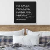 William Shakespeares "Hamlet" Leinwanddruck (Insitu (Schlafzimmer))