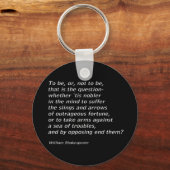 William Shakespeares "Hamlet" Schlüsselanhänger (Vorderseite)